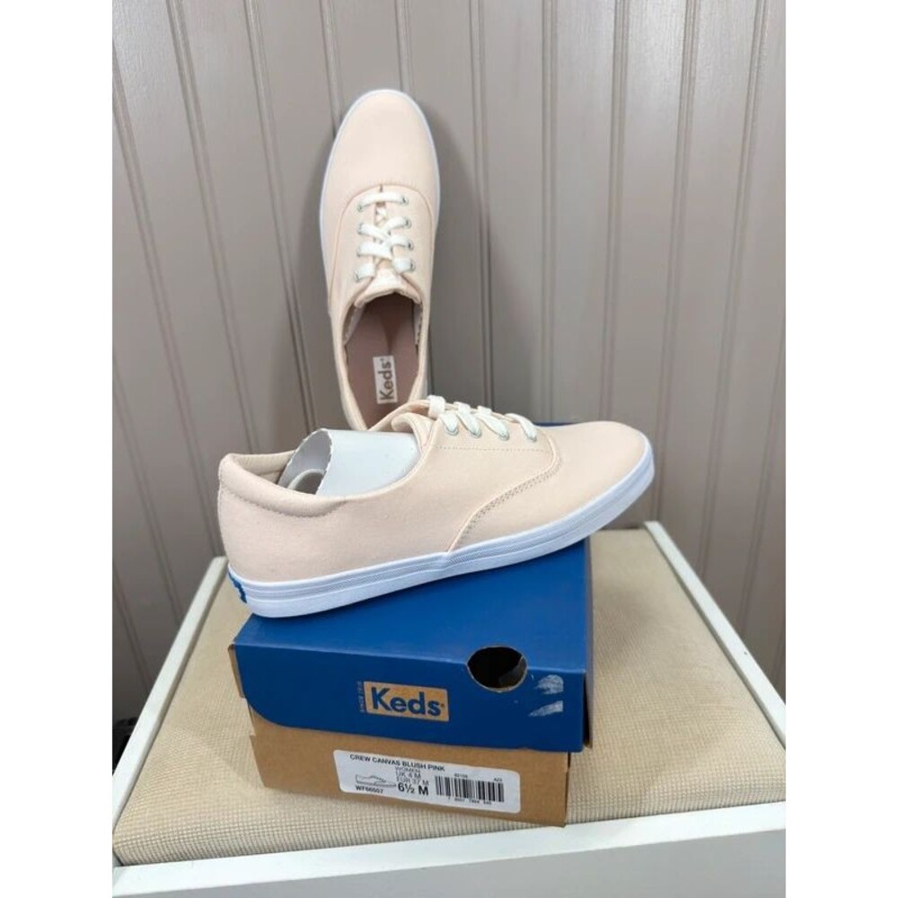 Keds Crew Canvas Blush Pink Sneakers 6.5M
